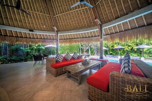 Terrace/patio - Treasure in the Heart of Seminyak, a Luxury Bali Experience! (Bali)