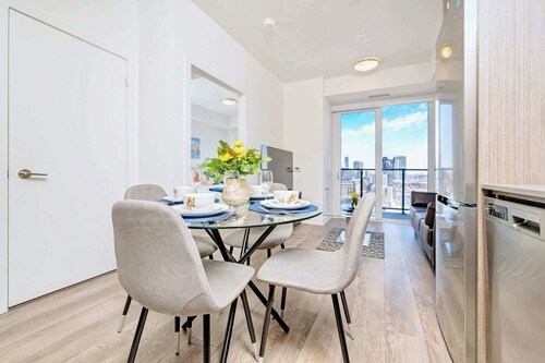 Union Towers Condo with City Views and Patio