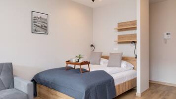 Estudio, balcón | Ropa de cama