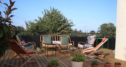Maison de Famille à 10 Minutes à Pieds de la Plage et des Commerces