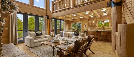 Smart-TV, Kamin, Tischtennisplatte, Bücher