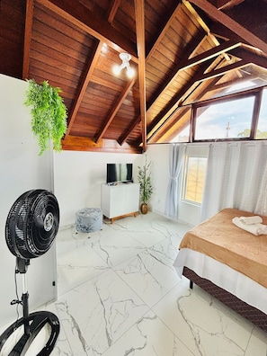 Apartemen | 1 kamar tidur, Wi-Fi gratis, dan seprai linen