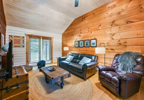 Smart-tv en een open haard