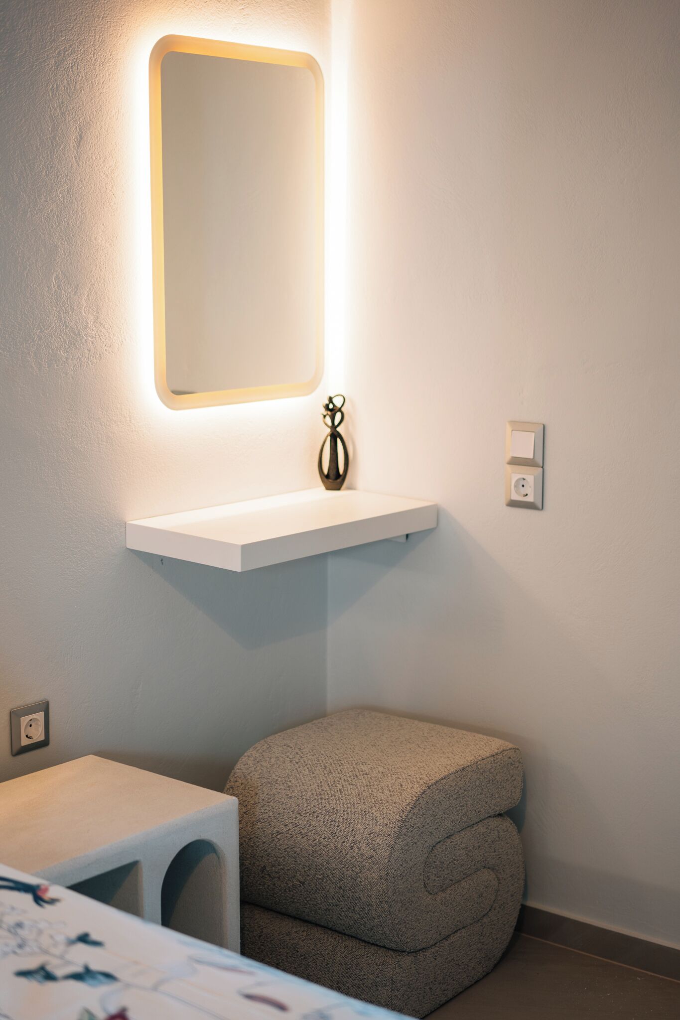 Luxe kamer, 1 queensize bed, keuken, uitzicht op heuvels | Lakens van Egyptisch katoen, luxe beddengoed