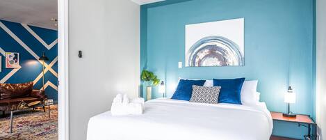 Condo | 2 habitaciones, escritorio, tabla de planchar con plancha y wifi gratis