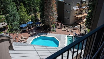Indoor pool, outdoor pool