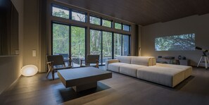 Deluxe Room (Type B) | Living area | TV, heated floors - Rakuten STAY VILLA Nikko (Nikko)