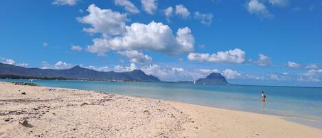Beach nearby, beach towels