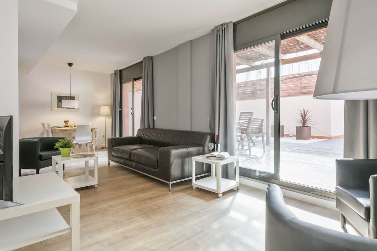 Duplex, 3 Bedrooms, Terrace | Living area | TV