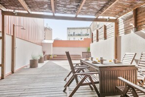 Toetasjesleilighet, 2 soverom, terrasse | Terrasse/patio