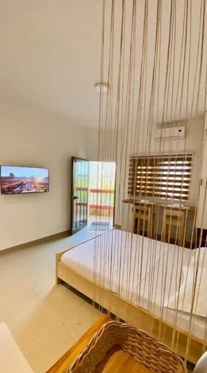 1 soverom, strykejern/-brett, wi-fi (inkludert) og sengetøy