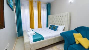 Free WiFi, bed sheets