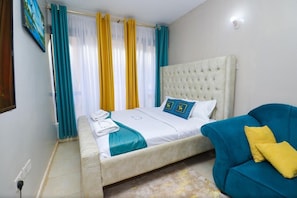 Free WiFi, bed sheets