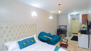 Wifi gratis y ropa de cama