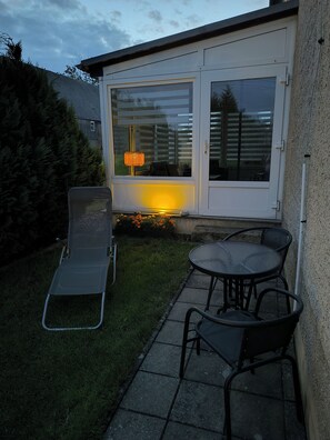 Outdoor dining - Ruhige Ferienwohnung in Leppersdorf /nahe Dresden (Wachau)