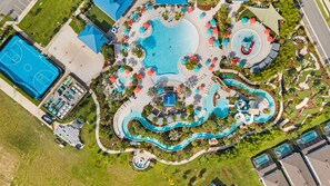 Piscine extérieure, piscine chauffée