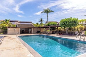 Pool - Stunning Waikoloa Villas H101: 1BR, Golf Course and Ocean Views, Modern Comforts Await! (WAIKOLOA)