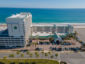 Exterior - Oceanfront 1BR Condo, Monthly Stays Welcome (Daytona Beach)
