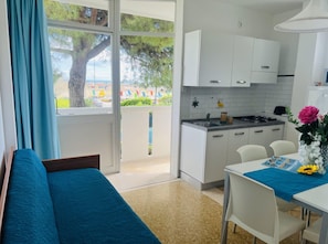 Apartment, 2 Bedrooms, Balcony, Ocean View | Interior - Cozy Apartment Facing the sea (San Michele al Tagliamento)