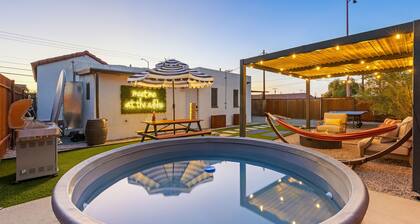 Newly Renovated Downtown Adobe Oasis w/ Pool, BBQ, Firepit, Games