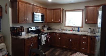 Quiet neighborhood. Walk to downtown. Easy Access. Clean and new.