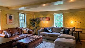 TV connectée, cheminée