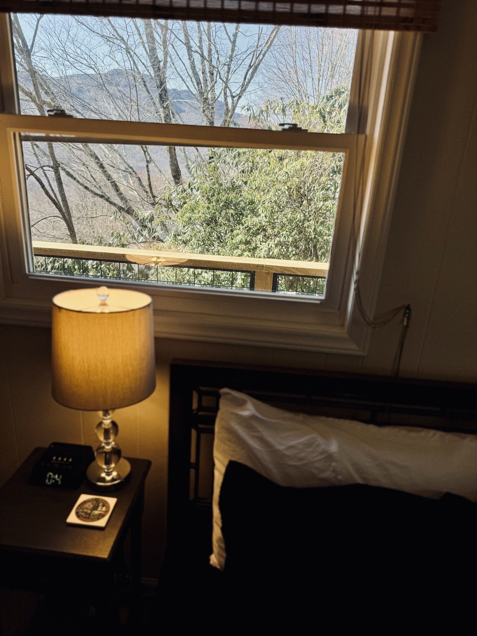 Our main floor King bedroom also has a seasonal view of the famous "Grandfather Mountain Profile View," right from your bedroom window!