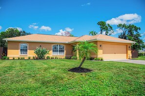 Exterior - Family Retreat with Heated Pool & Fenced Yard (North Port)