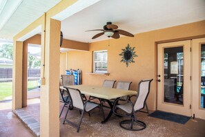 Outdoor dining - Family Retreat with Heated Pool & Fenced Yard (North Port)