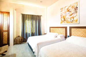 2 chambres, bureau, Wi-Fi gratuit, draps fournis