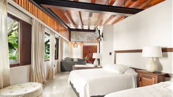 1 室のベッドルーム、デスク、WiFi (無料)、ベッドシーツ