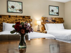 Comfort Studio Suite, 1 Bedroom, Roll-in Shower | Iron/ironing board, free WiFi, bed sheets - The Claire Hotel (Canyon Lake)