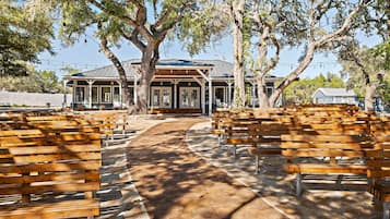 Área de bodas al aire libre