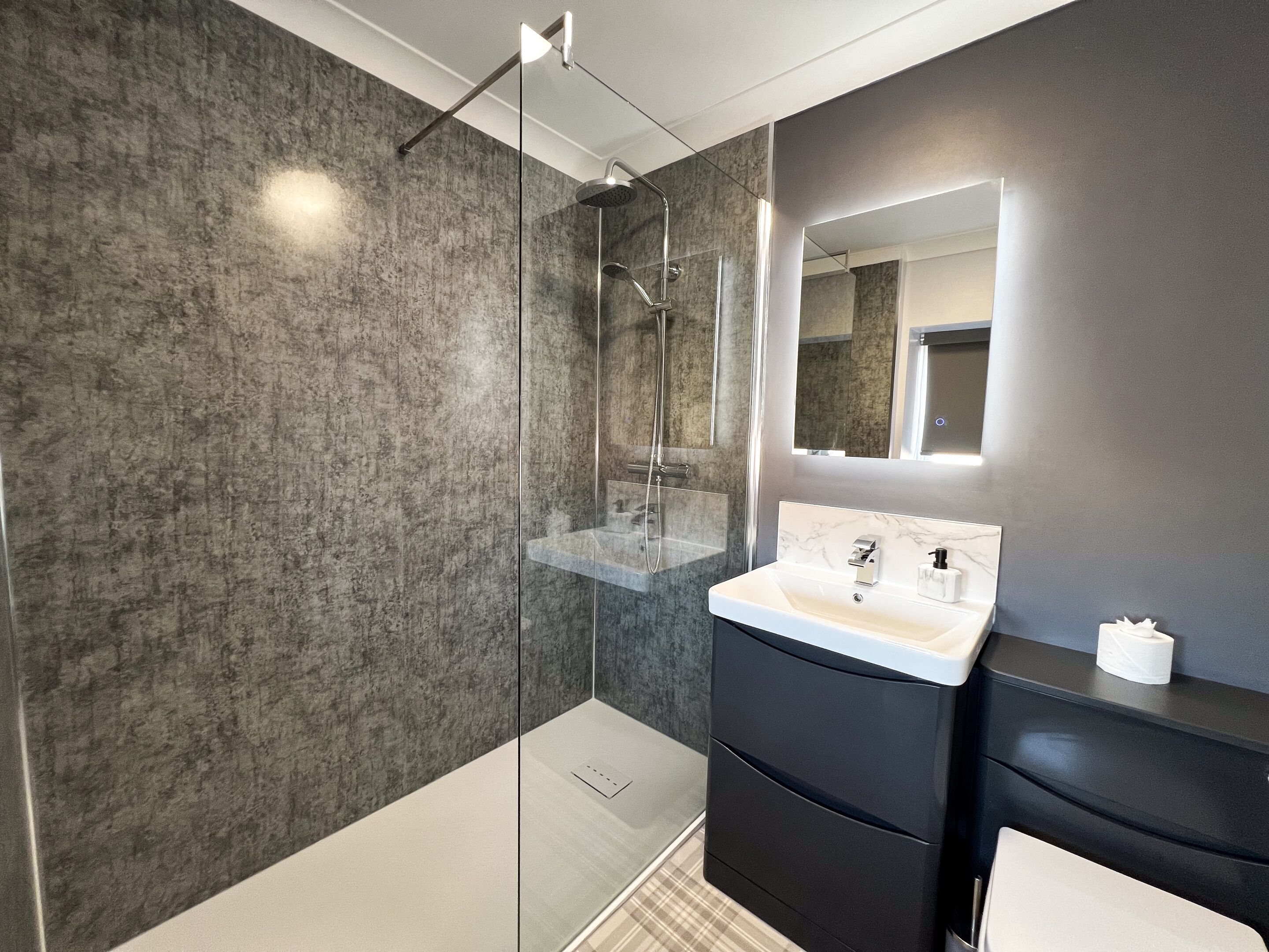 Casa, baño privado, vista a la marina | Baño