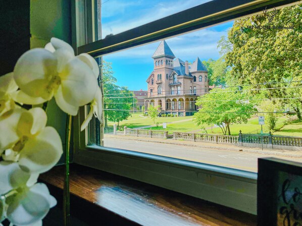 Uitzicht vanuit de kamer