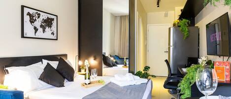 Apartment | 1 Schlafzimmer, Zimmersafe, Schreibtisch, Bügeleisen/Bügelbrett