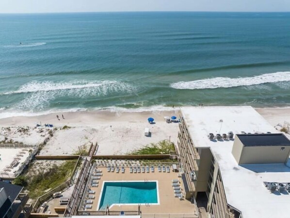 Sun loungers, beach towels