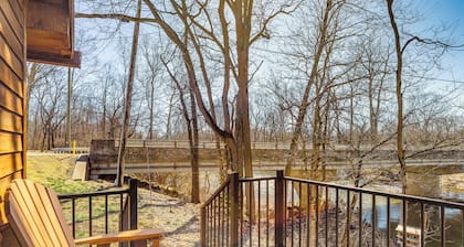 Riverfront Covington Cabin w/ Deck & Fire Pit!