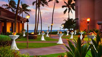 Espace banquet en plein air