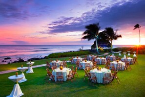 Espace banquet en plein air