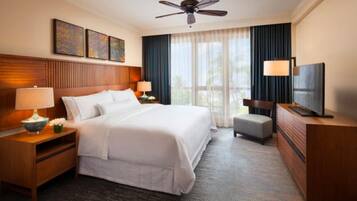 2 chambres, bureau, fer et planche à repasser, lit parapluie