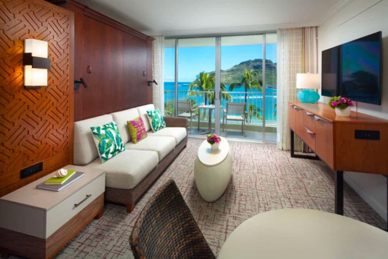 Smart TV, fireplace, video games, DVD player