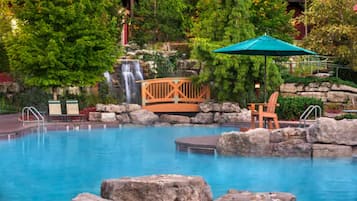 Una piscina riscaldata