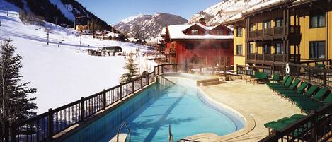 Indoor pool, a heated pool