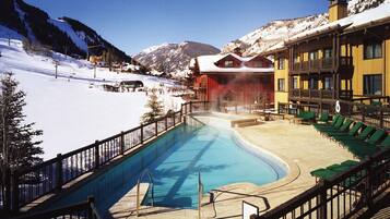 Indoor pool, a heated pool
