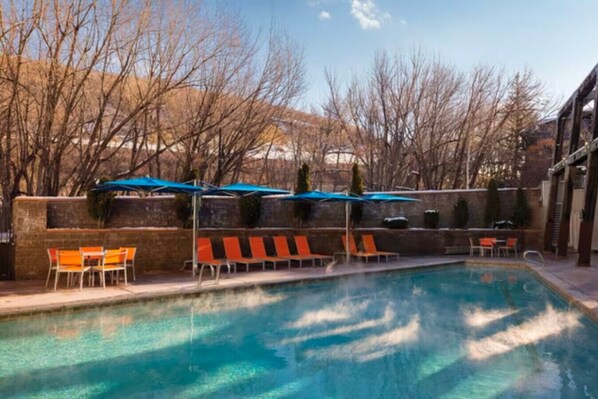 Indoor pool, a heated pool