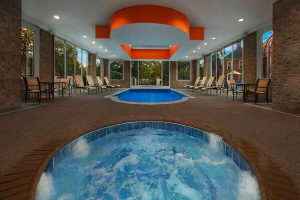Indoor pool, a heated pool