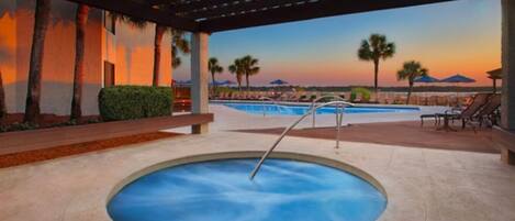 Una piscina climatizada