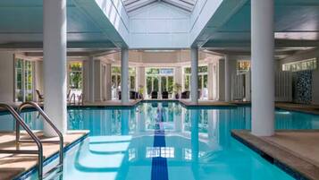 Indoor pool, a heated pool