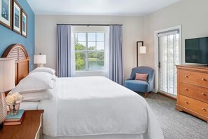 1 bedroom, desk, iron/ironing board, travel cot